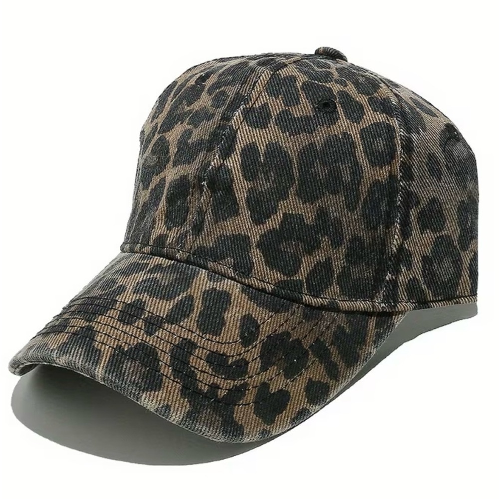 Leopard Print Women's Cap